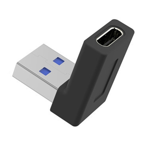 XQ-ZH002 USB 3.0 Male to USB-C / Type-C Female OTG Elbow Adapter