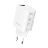ROCK T51 30W Type-C / USB-C + USB PD Dual Ports Fast Charging Travel Charger Power Adapter