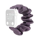 Scarf Hair Tie Replacement Watchbands For Apple Watch Series 6 & SE & 5 & 4 40mm / 3 & 2 & 1 38mm(Purple)