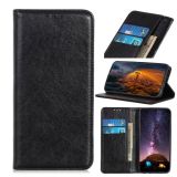 For OnePlus Nord CE 5G Magnetic Crazy Horse Texture Horizontal Flip Leather Case with Holder & Card Slots & Wallet(Black)