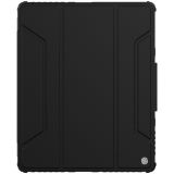 NILLKIN Bumper Pro Horizontal Flip Leather Case with Pen Slot & Holder & Sleep / Wake-up Function For iPad Pro 12.9 2021 / 2020(Black)