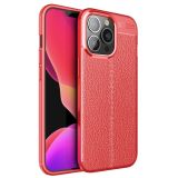 Litchi Texture TPU Shockproof Case For iPhone 13 Pro Max(Red)