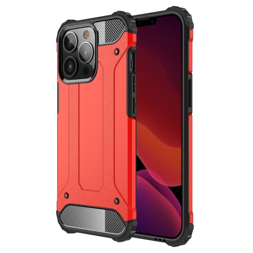 Magic Armor TPU + PC Combination Case For iPhone 13 Pro(Red)