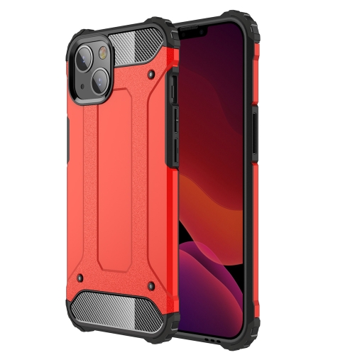 Magic Armor TPU + PC Combination Case For iPhone 13(Red)