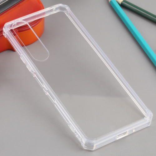 For Sony Xperia 1 III Shockproof Scratchproof TPU + Acrylic Protective Case(Transparent)