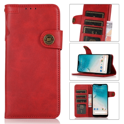 KHAZNEH Dual-Splicing Cowhide Texture Horizontal Flip Leather Case with Holder & Card Slots & Wallet & Lanyard For iPhone 13 mini(Red)