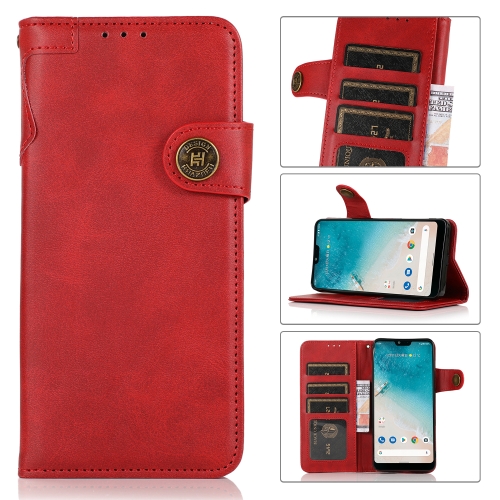 KHAZNEH Dual-Splicing Cowhide Texture Horizontal Flip Leather Case with Holder & Card Slots & Wallet & Lanyard For iPhone 13(Red)