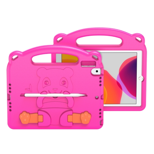 DUX DUCIS PANDA Series Shockproof EVA Protective Case with Handle & Holder & Pen Slot For iPad 10.2 (2020) / (2019)(Pink)
