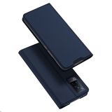 For Vivo V21 DUX DUCIS Skin Pro Series Horizontal Flip PU + TPU Leather Case with Holder & Card Slots(Blue)