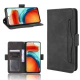 For Xiaomi Redmi Note 10 Pro 5G / Poco X3 GT Skin Feel Calf Pattern Horizontal Flip Leather Case with Holder & Card Slots & Photo Frame(Black)