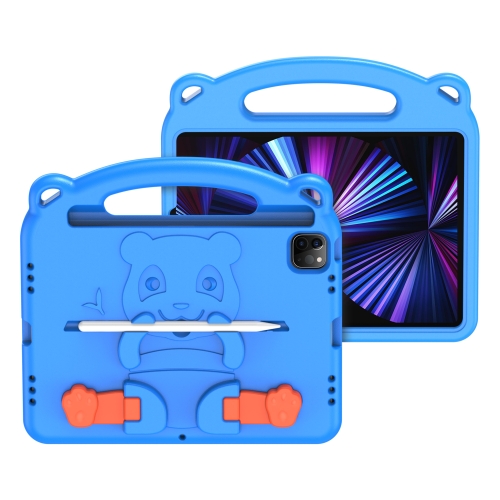 DUX DUCIS PANDA Series Shockproof EVA Protective Case with Handle & Holder & Pen Slot For iPad Pro 11 inch 2021 & 2020 & 2018 / Air 4(Blue)