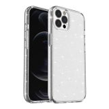 Shockproof Terminator Style Glitter Powder Protective Case For iPhone 13 Pro(White)