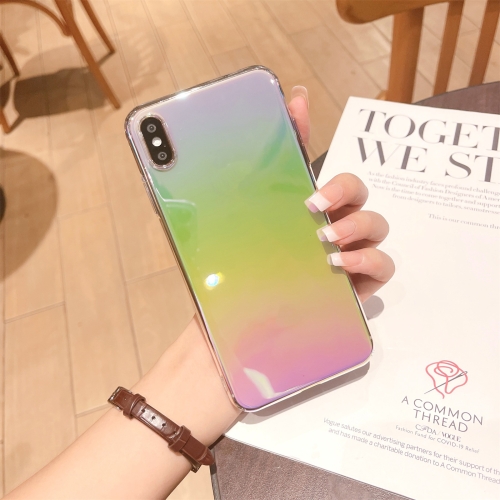 Colorful Electroplating PC Protective Case For iPhone X / XS