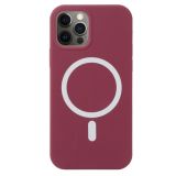 Nano Silicone Shockproof Magsafe Case For iPhone 13 Pro Max(Wine Red)