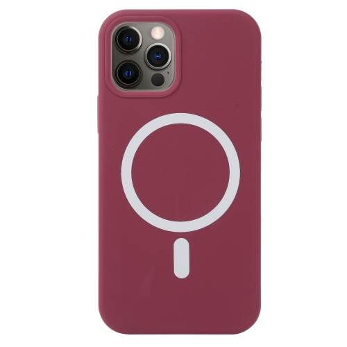Nano Silicone Shockproof Magsafe Case For iPhone 13 Pro Max(Wine Red)