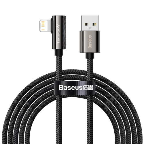Baseus CALCS-A01 Legend Series 2.4A USB to 8 Pin Elbow Fast Charging Data Cable