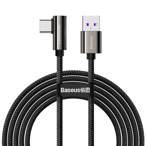 Baseus CATCS-C01 Legend Series 66W USB to USB-C / Type-C Elbow Fast Charging Data Cable