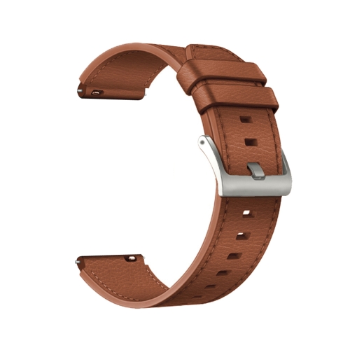 For Huawei Watch GT2 Pro Leather Replacement Strap Watchband(Brown)