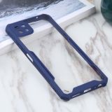 For Samsung Galaxy A22 Acrylic + Color TPU Shockproof Case(Dark Blue)