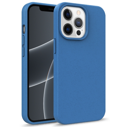 Starry Series Shockproof Straw Material + TPU Protective Case For iPhone 13 mini(Blue)