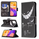 For OPPO Realme 8 / Realme 8 Pro Colored Drawing Pattern Horizontal Flip Leather Case with Holder & Card Slots & Wallet(Smirk)