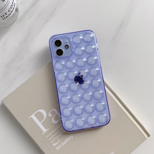 TPU Bubble Shockproof Protective Case For iPhone 11(Light Purple)
