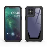Stellar Space PC + TPU 360 Degree All-inclusive Shockproof Case For iPhone 12 mini(Black)
