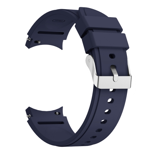 For Samsung Galaxy Watch4 40mm Silicone Replacement Strap Watchband(Midnight Blue)