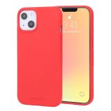 GOOSPERY SOFT FEELING Liquid TPU Shockproof Soft Case For iPhone 13(Red)