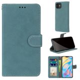 Retro Frosted Horizontal Flip PU Leather Case with Holder & Card Slots & Wallet & Photo Frame For iPhone 13 mini(Blue)