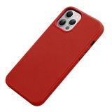 R-JUST Shockproof Magnetic Cowhide Leather Magsafe Case For iPhone 13 mini(Red)