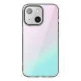 Mutural Xuancai Series Colorful TPU Transparent Shockproof Protective Case For iPhone 13(Pink)