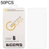 For Nokia XR20 50 PCS 0.26mm 9H 2.5D Tempered Glass Film