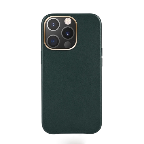 Mutural Mingdian Series PU + PC Full Coverage Shockproof Protective Case For iPhone 13 mini(Green)