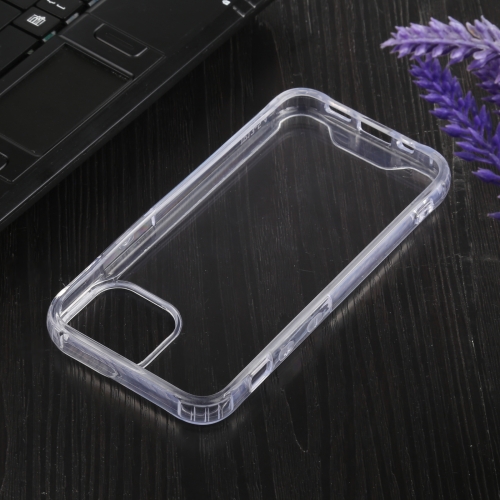 Four-corner Shockproof Transparent TPU + PC Protective Case For iPhone 13