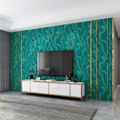 Wavy Texture Deerskin Velvet Wallpaper Home Bedroom Wall Paper