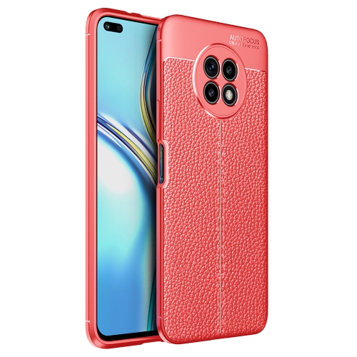 Litchi Texture TPU Shockproof Case For Honor X20(Red)