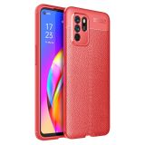 Litchi Texture TPU Shockproof Case For OPPO Reno6 Z(Red)