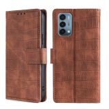 Skin Feel Crocodile Texture Magnetic Clasp Horizontal Flip PU Leather Case with Holder & Card Slots & Wallet For OnePlus Nord N200 5G(Brown)