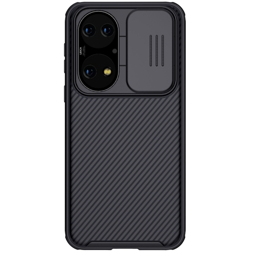 For Huawei P50 NILLKIN Black Mirror Pro Series PC Camshield Full Coverage Dust-proof Scratch Resistant Case(Black)