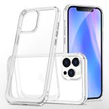 Crystal Clear Shockproof PC + TPU Protective Case For iPhone 13 Pro(Transparent)