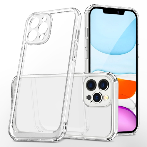 Crystal Clear Shockproof PC + TPU Protective Case For iPhone 12 Pro(Transparent)