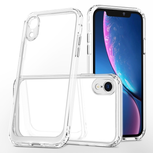 Crystal Clear Shockproof PC + TPU Protective Case For iPhone XR(Transparent)