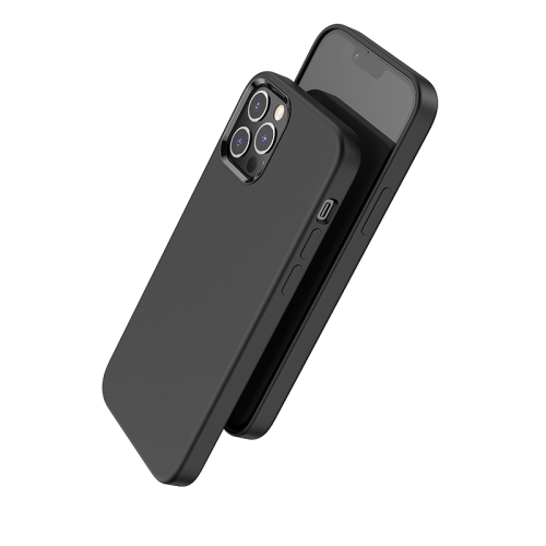 hoco Pure series Silicone Protective Case For iPhone 13 Pro Max(Black)