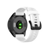 For Garmin Forerunner 945 Silicone Strap(White)