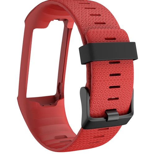 For POLAR A360 & 370 Textured Watch Strap(Red)