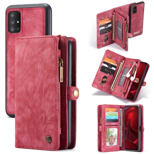 For Galaxy A51 CaseMe Detachable Multifunctional Horizontal Flip Leather Case