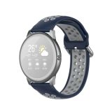 For Xiaomi Haylou Solar LS05 Silicone Sports Two-tone Strap