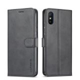 For Xiaomi Redmi 9A LC.IMEEKE Calf Texture Horizontal Flip Leather Case with Holder & Card Slots & Wallet(Black)