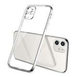 For iPhone 11 Magic Cube Plating TPU Protective Case(Silver)